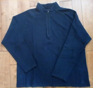 Royal Robbins Mens Outdoor Travel Cotton Thermal 1/4 Zip Pullover, XXL - Picture 1 of 2
