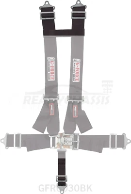 Fits G-Force H-Type Harness Set Pull- Down Black Pro Series 6030BK Foto 1 de 2