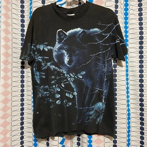 Lone Wolf T-shirt / vintage single stitch / 90s - Picture 1 of 9