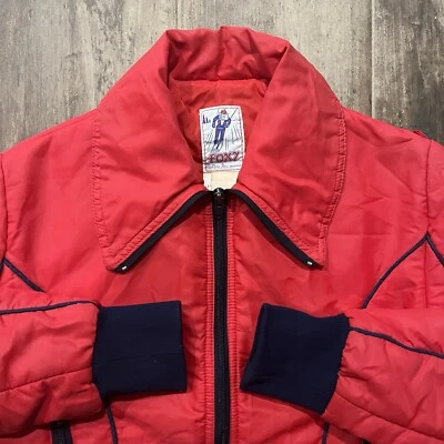 Vintage Union Made In Canada 70s Foxy Milbro Inc ILGWU Zip-Up Ski Jacket - Image 1 of 4
