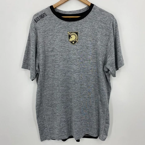 Colosseum Active Shirt Men's XL Gray Army Black Knights NCAA Short Sleeve Cover