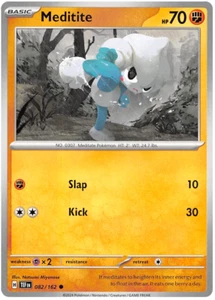 NM Pokemon Temporal Forces Meditite 082/162 - Picture 1 of 6