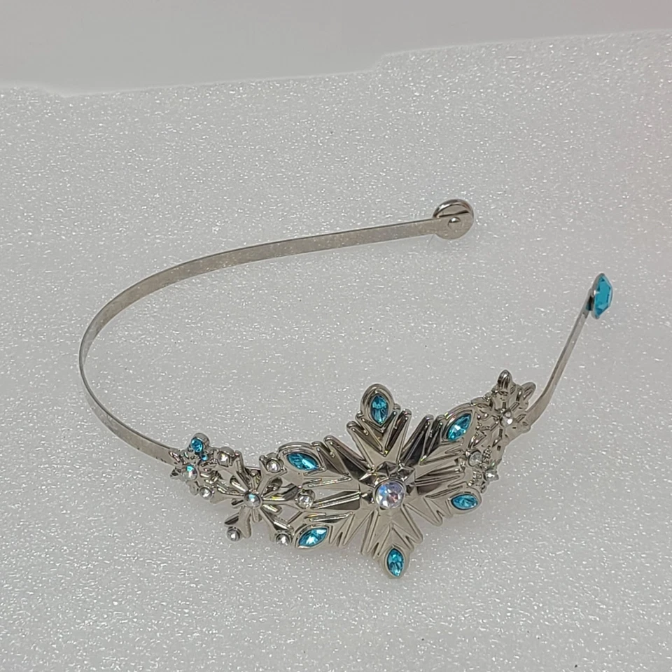 Disney Headband Frozen Elsa Silver & Blue Metal with Snowflakes - Image 1 of 1