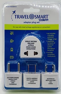 TRAVEL SMART BY CONAIR International Adapter Plug Set - Vacation -Open Package - Picture 1 of 7