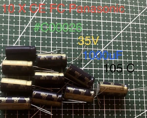 10 Pieces 1000 uF 35V 105°C M CE FC Kondensator/Capacitor - Bild 1 von 6
