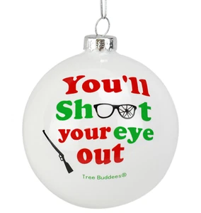 Tree Buddees You'll Shoot Your Eye Out Glas Weihnachtsschmuck A Story Movie - Bild 1 von 4