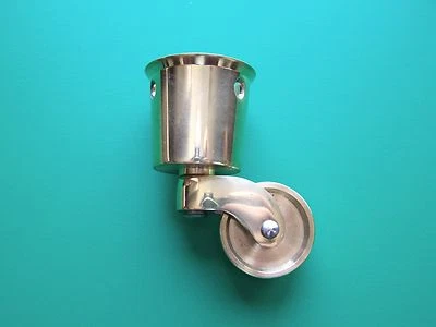 Ruedas de latón sillas de mesa sofás ruedas ruedas estilo antiguo vintage ruedas Foto 1 de 4