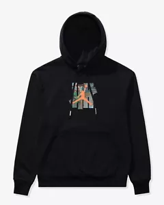 NEW Jordan x Undefeated Black Hoodie Long Sleeve Mens S Small DX4299-010 - Picture 1 of 4