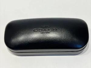 Coach New York Black Hard Clamshell Eyeglasses Sunglasses Case - Picture 1 of 9
