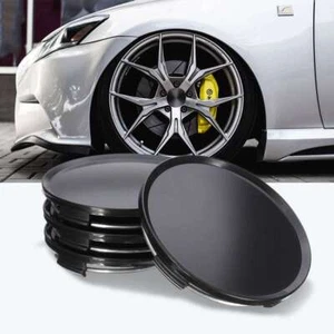 4Pcs No Logo Badge Universal Chrome Car Wheel Center Caps Tyre Rim Hub Cap Cover - Picture 1 of 9