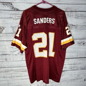 Vintage 90s Adidas Deion Sanders #21 Washington Redskins NFL Jersey Men’s XL - Picture 1 of 16