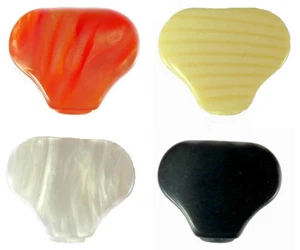 Acoustic/ Electric Guitar Mini Acrylic buttons Black Ivory Red & White FR16 - Picture 1 of 12