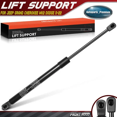 Front Hood Lift Supports Shocks Struts for Jeep Grand Cherokee WK2 Dodge Durango - Image 1 of 4