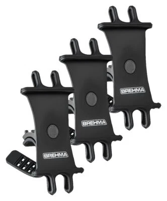 3xSilikon Handyhalterung für Fahrrad, Motorrad, Roller 360° Lenker Smartphone - Bild 1 von 3