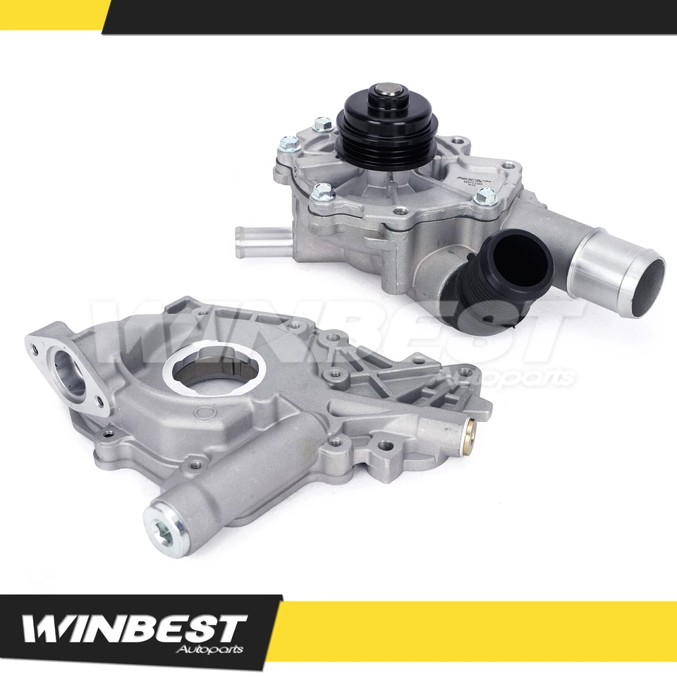Bomba de agua de aceite con carcasa compatible con Ford Escape Lincoln Zephyr Mazda 2006-2009 3,0 L Foto 1 de 4