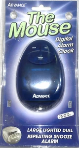 Versiegelt Neu ADVANCE The Mouse Digitaler Wecker - blaue Farbe - Bild 1 von 4