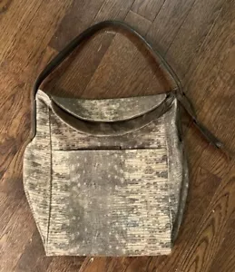 Borsa a mano Daniella Lehavi pelle di lucertola testurizzata pieghevole - Foto 1 di 11