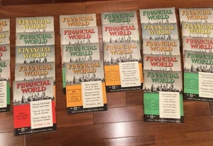 THE FINANCIAL WORLD MAGAZINE Lot Of 25 Vtg Antique ISUSSES FROM 1944 RARE - Picture 1 of 7