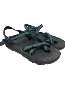 Chaco Sandals mens 10 ZCloud Hiking Performance Trail Brown Geometric Toe Loop - Picture 1 of 7