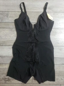 Popilush Shapewear Bodysuit Tummy Control Lace Deep V Neck Butt Lift Jumpsuit XL - Picture 1 of 9