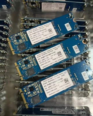 Intel Optane Memory SSD M.2 2280 16GB MEMPK1W016GA PCIe 3.0 3D Xpoint NVMe - Image 1 of 3