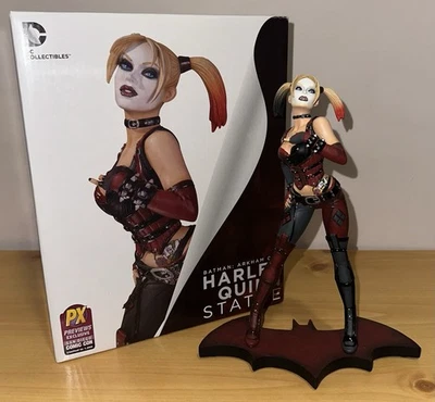 Harley Quinn PX Previews SDCC Arkham City 9.25" Porcelana POWB Coleccionables DC Foto 1 de 4