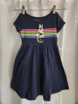 Vestido Minnie Mouse Niñas Azul Marino Talla 4T Edición Limitada Foto 1 de 3