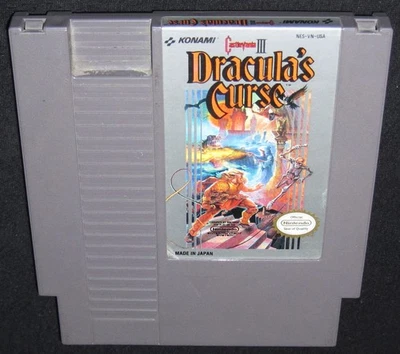 Castlevania III: Dracula's Curse (Nintendo NES) Authentic, w/ Sleeve, Tested - Image 1 of 3