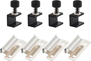 5Aplusreprap Impresora 3D Clips de Cama de Vidrio, con Ender 3 Vidrio Acero Inoxidable 7Mm  - Imagen 1 de 12