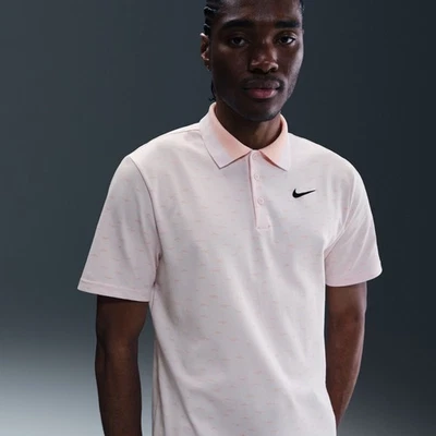 Camisa polo de golf Nike Dri-Fit Tour para hombre grande rosa perla nueva con etiquetas precio de venta sugerido por el fabricante 80 USD Foto 1 de 2