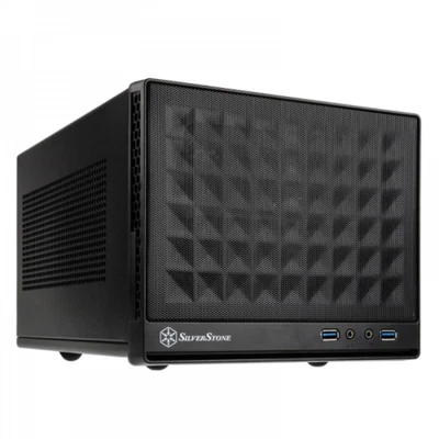 SilverStone SUGO SG13 Black PC Computer Mini Tower Case Mini-ITX SST-SG13B - Image 1 of 4