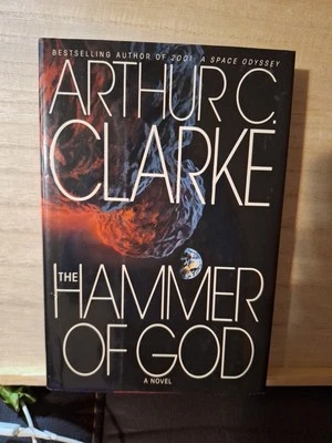 ARTHUR C. CLARKE, THE HAMMER OF GOD, 1ST ED, 1S PT, 1993, HCDJ, LIKE NEW - Image 1 of 4