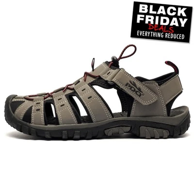 Sandalias Deportivas Para Hombre PDQ Para Senderismo Al Aire Libre Color Gris - Imagen 1 de 4