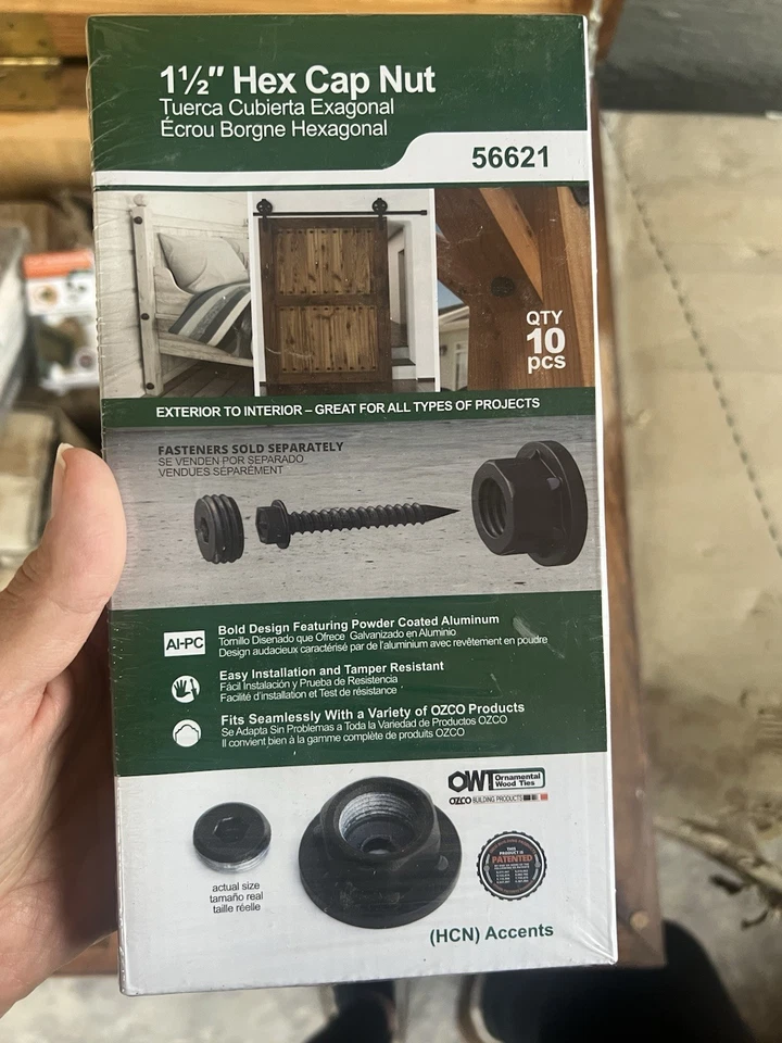 Ozco 56621 1- 1/2” Hex Cap Nut - Image 1 of 1