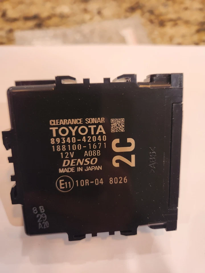 Toyota Rav4 2015-2018 Clearance Sonar Computer Module  89340-42040 - Image 1 of 2