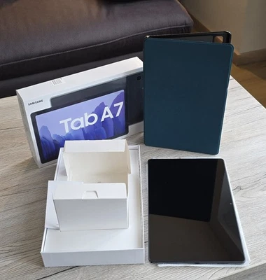 Samsung Galaxy Tab A7 SM-T500, 32GB, Wi-Fi, 10,4 Zoll - Grau - WIE NEU! + Extra - Bild 1 von 4