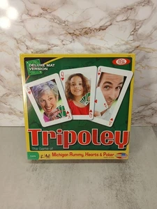 TRIPOLEY Deluxe Mat Versión Juego de Michigan Rummy Hearts Poker 2010 Sellado NUEVO - Imagen 1 de 6