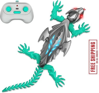 Escalada en Pared Gecko Lagarto, Robot Geckos Lagartos Juguete Recargable Regalo para Niños Foto 1 de 4