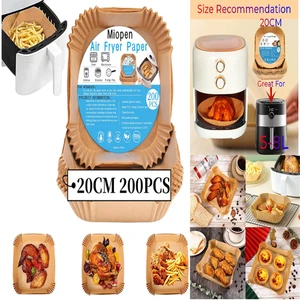 Antihaft Backpapier für Heißluftfritteuse | 200 Stück - Bild 1 von 9