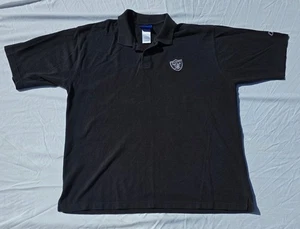 Vintage Reebok NFL Oakland Los Angelos Las Vegas Raiders Polo Shirt XL - Bild 1 von 9