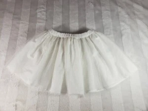 NWT Carters Girls White Shimmery Tulle Ballerina Holiday Tutu Skirt Size 4T - Picture 1 of 7