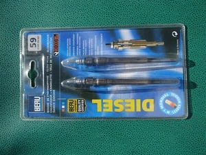 2 bougies préchauffage BERU- AUDI(A4-A6-A8-Allroad)-SKODA superB-PASSAT 2.5 /59 - Imagen 1 de 2