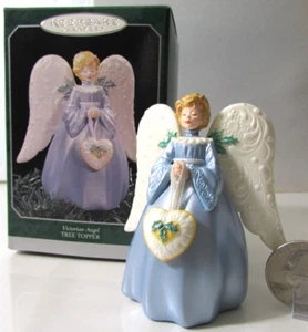Hallmark Miniatura 1998 ÁNGEL VICTORIANO Árbol Topper - Imagen 1 de 15