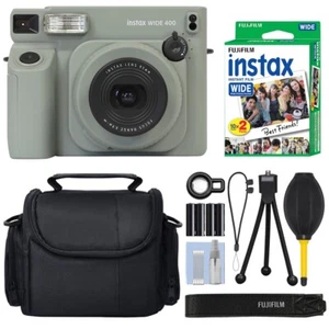 Fujifilm INSTAX Wide 400 Fuji Instant Film Camera Green + 20 Film Bundle - Picture 1 of 1