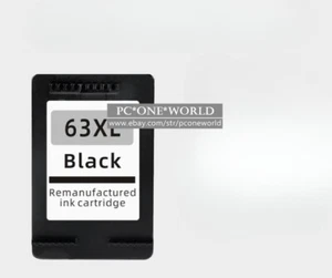 1-PK For HP 63XL Black Ink Cartridge OfficeJet 3830 4650 5255 Envy 4520 4522 - Bild 1 von 4