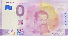 BILLET 0  EURO HENRI IV ROI DE  FRANCE  2021 NUMERO DIVERS