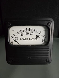 Seltenes Westinghouse Lag/Lead Power Factor Meter - Bild 1 von 7