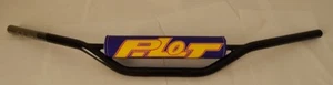 Handlebars Pilot Carbon Steel Black Universal Fit with purple crossbar pad New - Picture 1 of 1