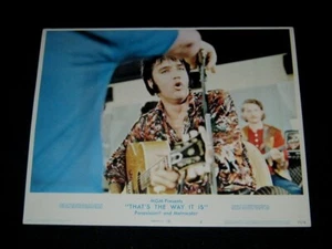 Original ELVIS PRESLEY THAT'S THE WAY IT IS 11" x 14" Lobby Card #8 JAMES BURTON - Picture 1 of 1