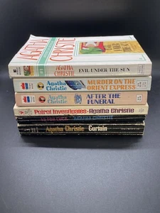 Agatha Christie Lot of 6 Vintage Paperback Mysteries Various Titles - Imagen 1 de 9